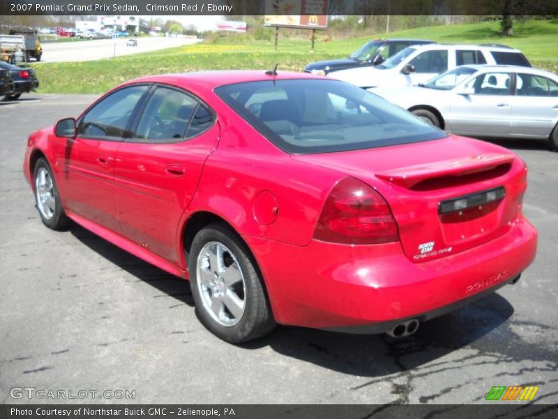Crimson Red / Ebony 2007 Pontiac Grand Prix Sedan
