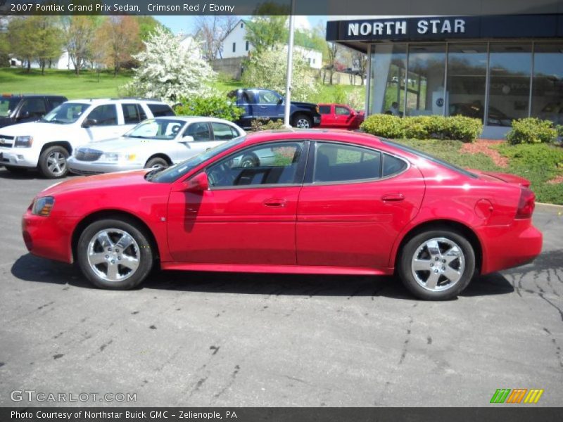 Crimson Red / Ebony 2007 Pontiac Grand Prix Sedan