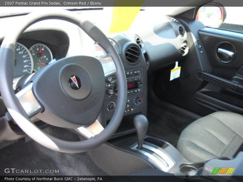 Crimson Red / Ebony 2007 Pontiac Grand Prix Sedan