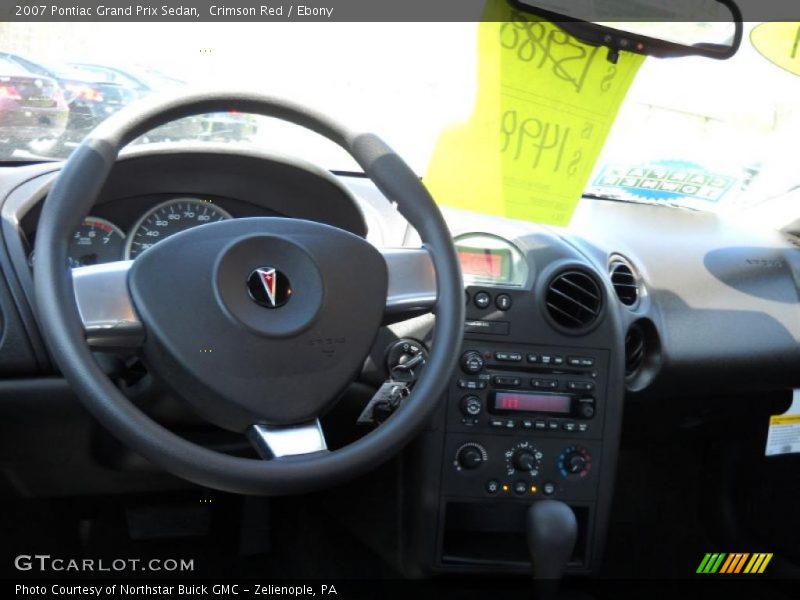Crimson Red / Ebony 2007 Pontiac Grand Prix Sedan
