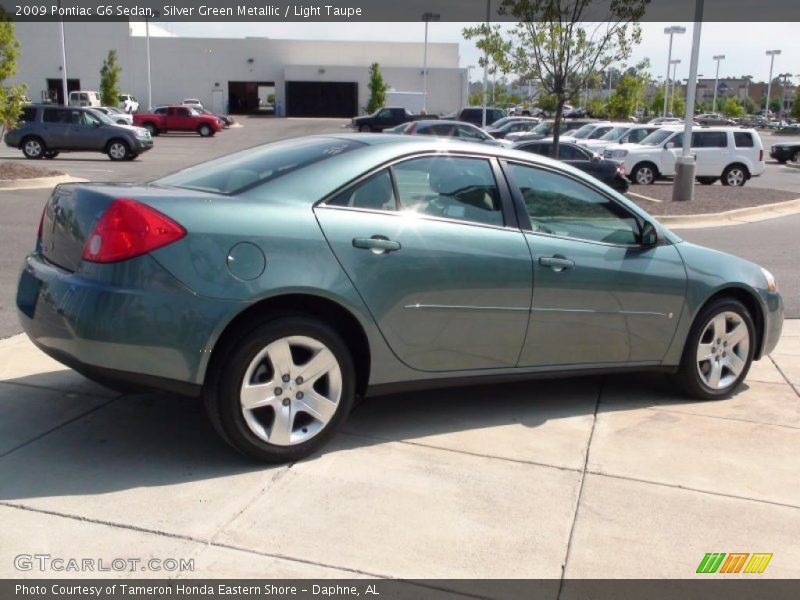 Silver Green Metallic / Light Taupe 2009 Pontiac G6 Sedan