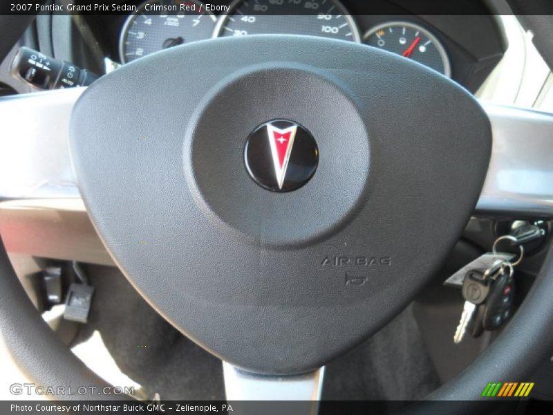 Crimson Red / Ebony 2007 Pontiac Grand Prix Sedan