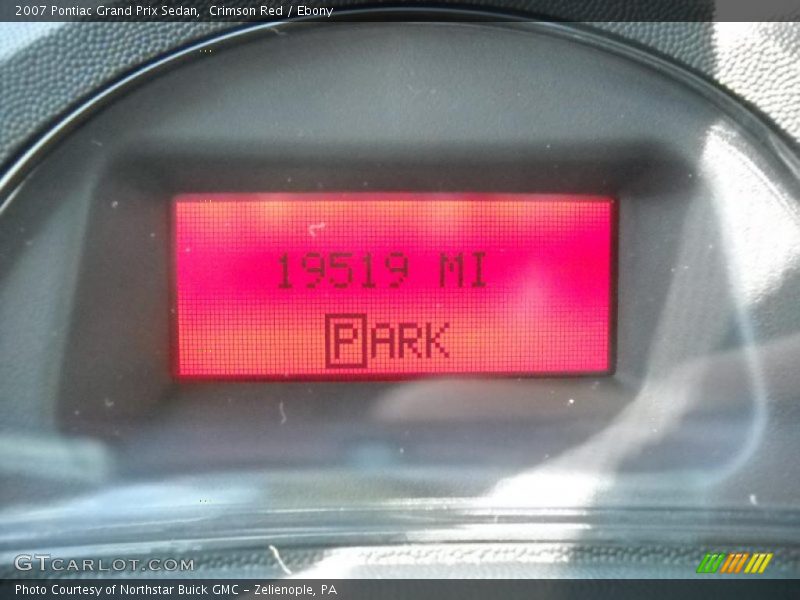 Crimson Red / Ebony 2007 Pontiac Grand Prix Sedan