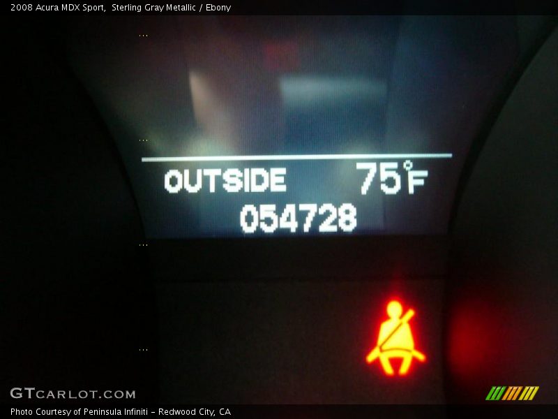 Sterling Gray Metallic / Ebony 2008 Acura MDX Sport