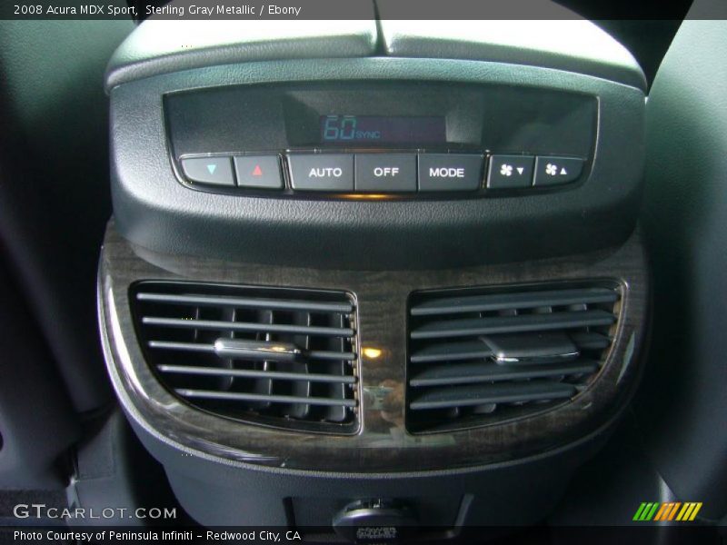 Sterling Gray Metallic / Ebony 2008 Acura MDX Sport