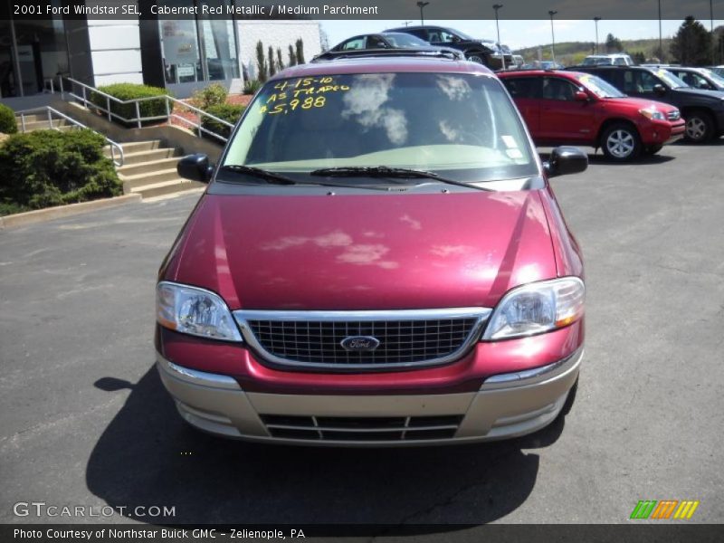 Cabernet Red Metallic / Medium Parchment 2001 Ford Windstar SEL