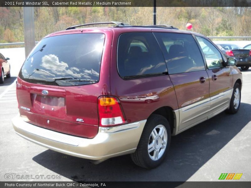Cabernet Red Metallic / Medium Parchment 2001 Ford Windstar SEL