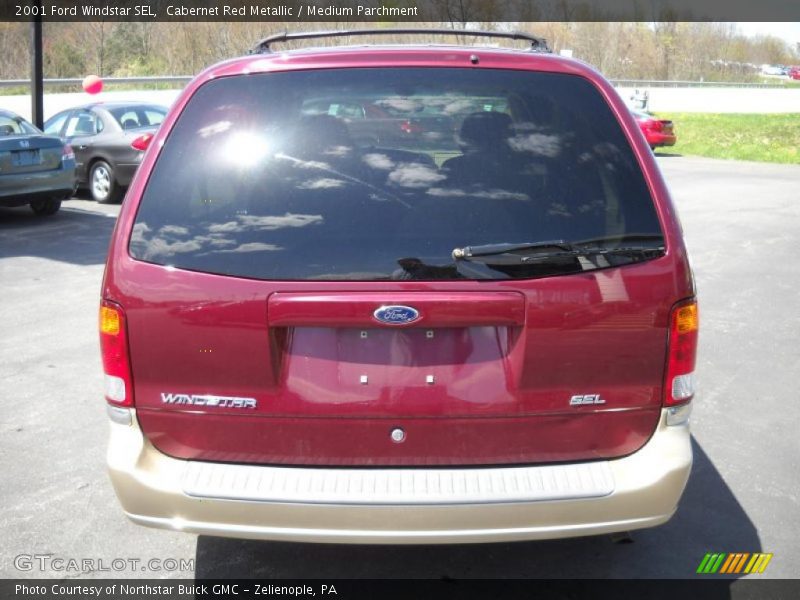 Cabernet Red Metallic / Medium Parchment 2001 Ford Windstar SEL