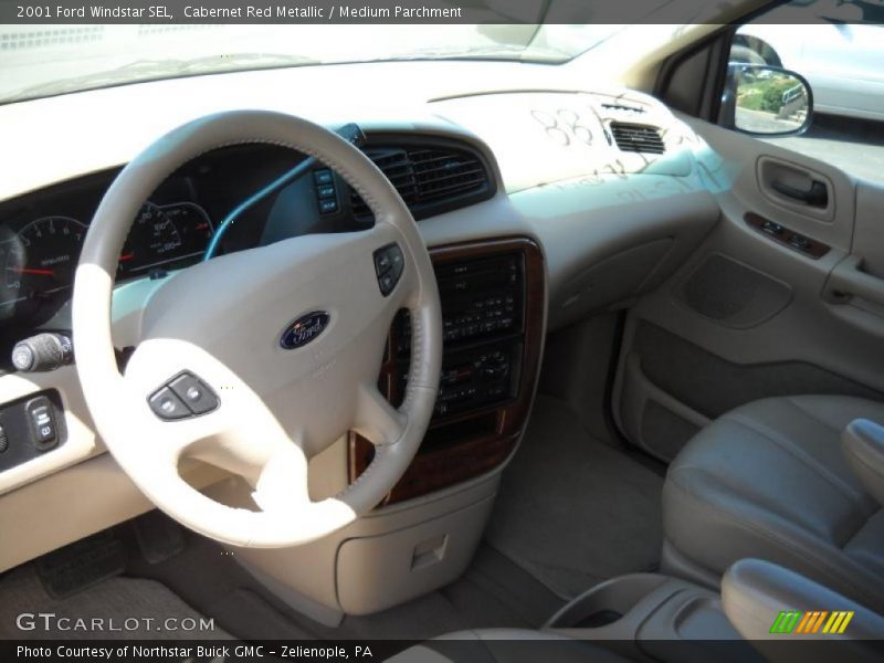 Cabernet Red Metallic / Medium Parchment 2001 Ford Windstar SEL