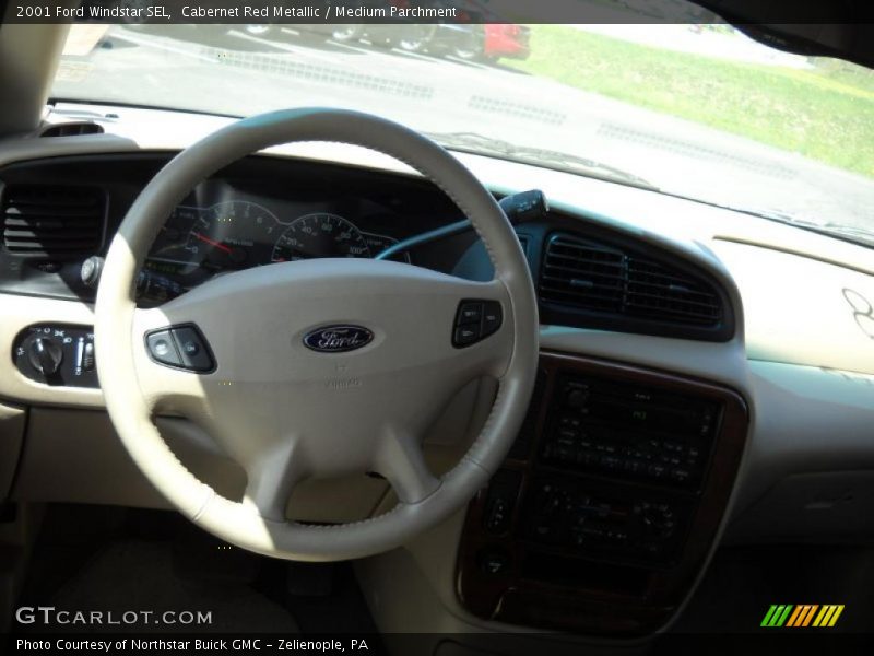 Cabernet Red Metallic / Medium Parchment 2001 Ford Windstar SEL