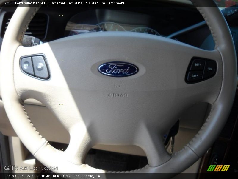 Cabernet Red Metallic / Medium Parchment 2001 Ford Windstar SEL