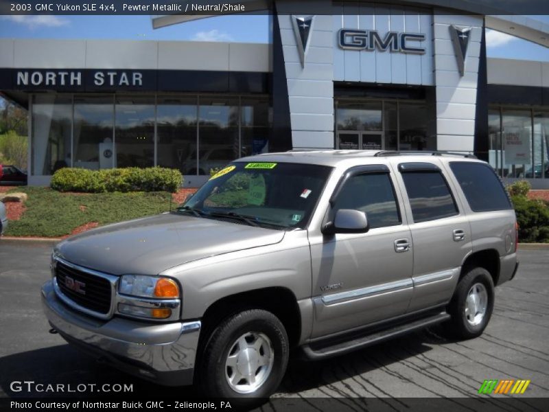 Pewter Metallic / Neutral/Shale 2003 GMC Yukon SLE 4x4