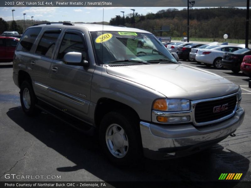 Pewter Metallic / Neutral/Shale 2003 GMC Yukon SLE 4x4