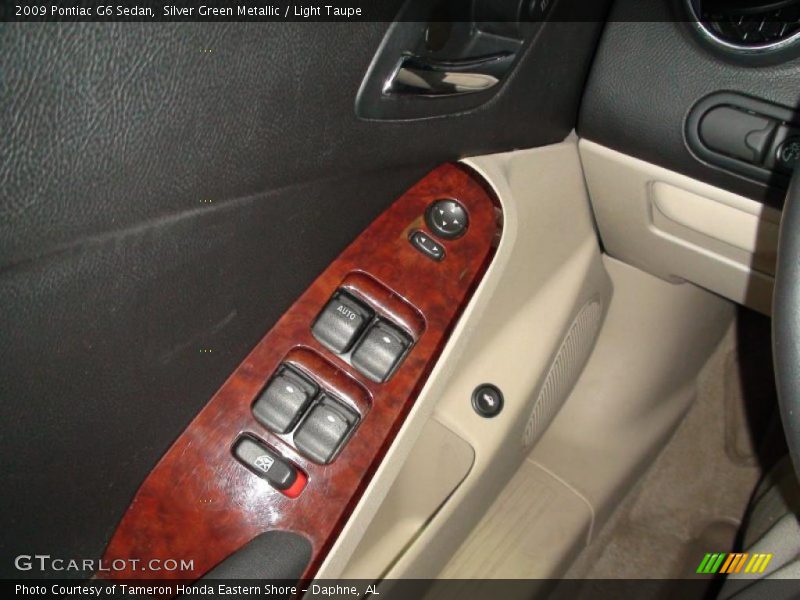Silver Green Metallic / Light Taupe 2009 Pontiac G6 Sedan