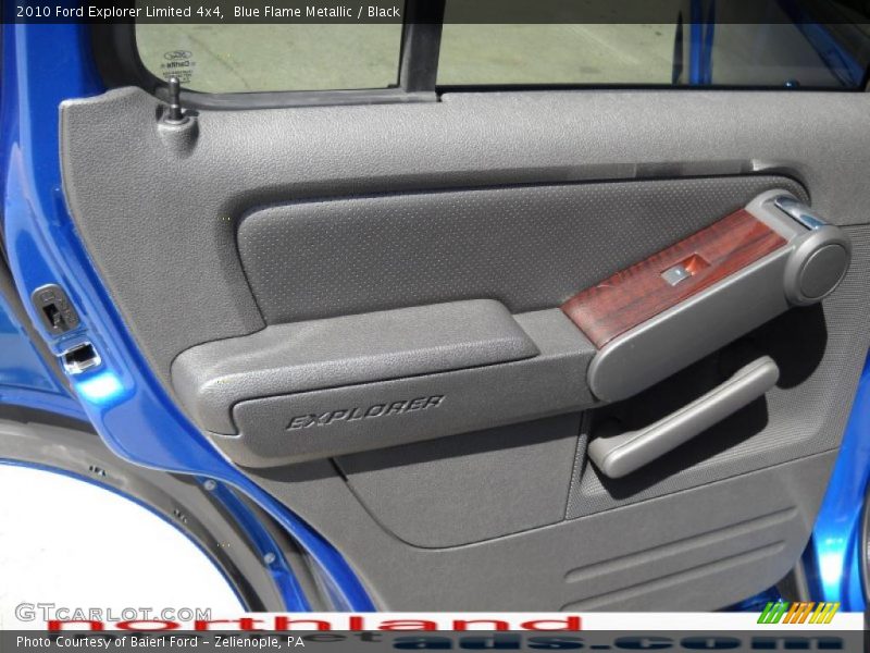 Blue Flame Metallic / Black 2010 Ford Explorer Limited 4x4