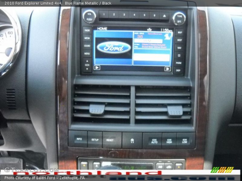 Blue Flame Metallic / Black 2010 Ford Explorer Limited 4x4