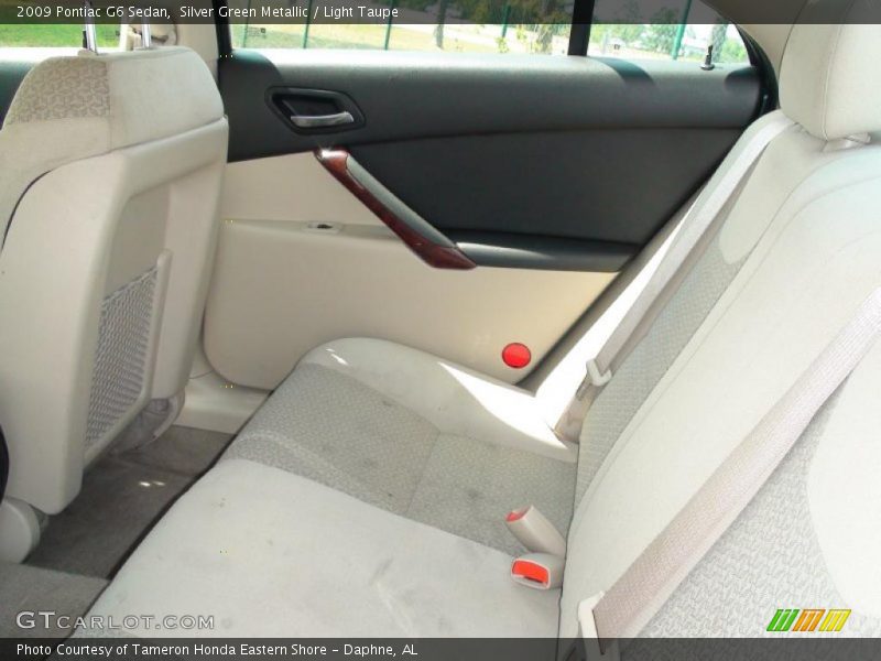 Silver Green Metallic / Light Taupe 2009 Pontiac G6 Sedan