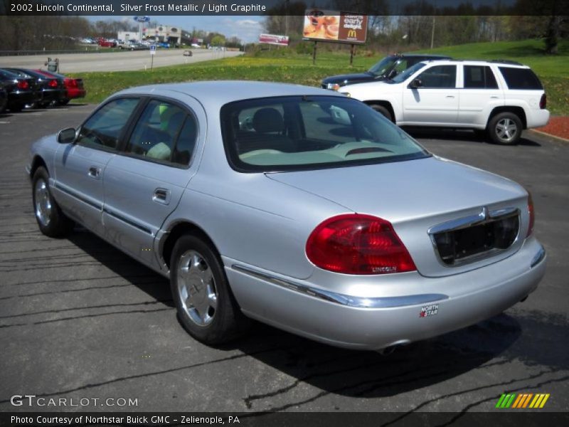 Silver Frost Metallic / Light Graphite 2002 Lincoln Continental