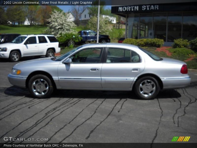 Silver Frost Metallic / Light Graphite 2002 Lincoln Continental