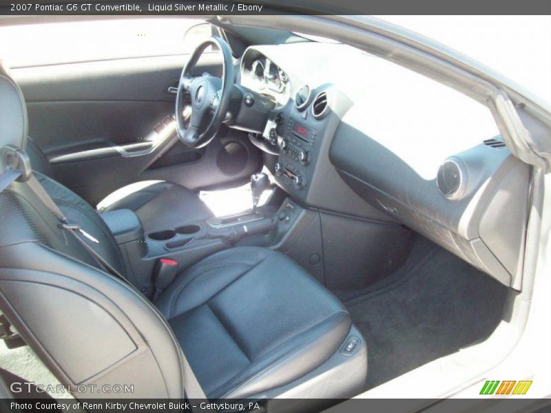 Liquid Silver Metallic / Ebony 2007 Pontiac G6 GT Convertible