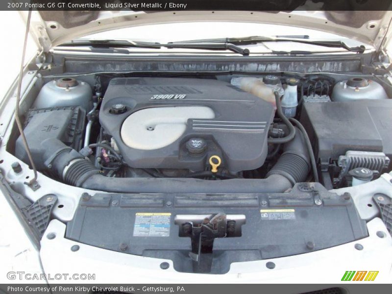 Liquid Silver Metallic / Ebony 2007 Pontiac G6 GT Convertible