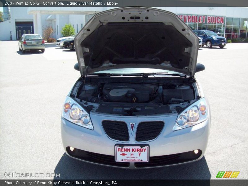 Liquid Silver Metallic / Ebony 2007 Pontiac G6 GT Convertible