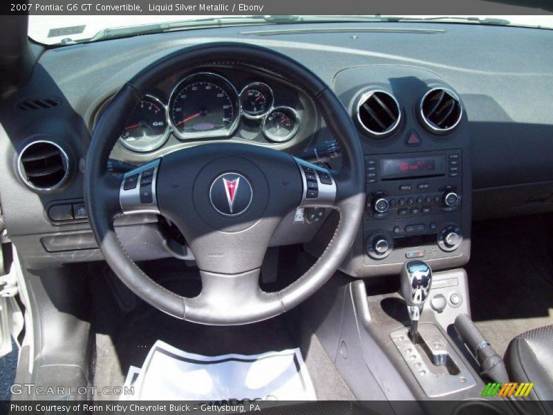 Liquid Silver Metallic / Ebony 2007 Pontiac G6 GT Convertible