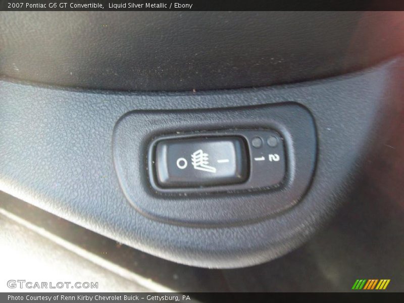 Liquid Silver Metallic / Ebony 2007 Pontiac G6 GT Convertible