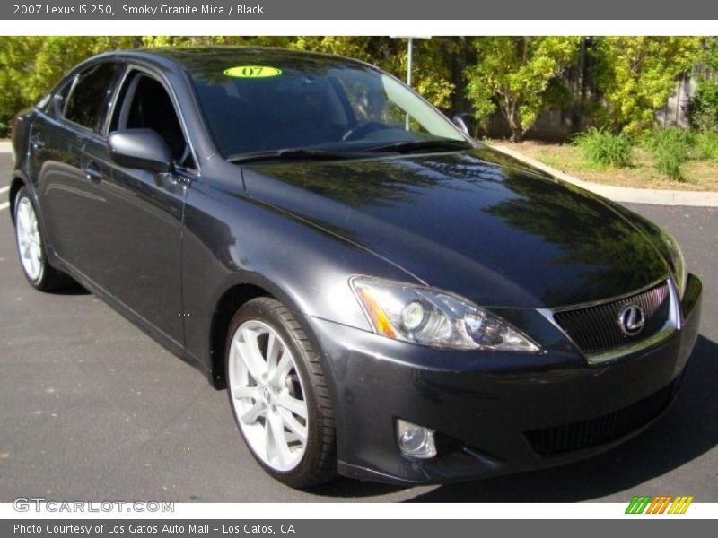 Smoky Granite Mica / Black 2007 Lexus IS 250