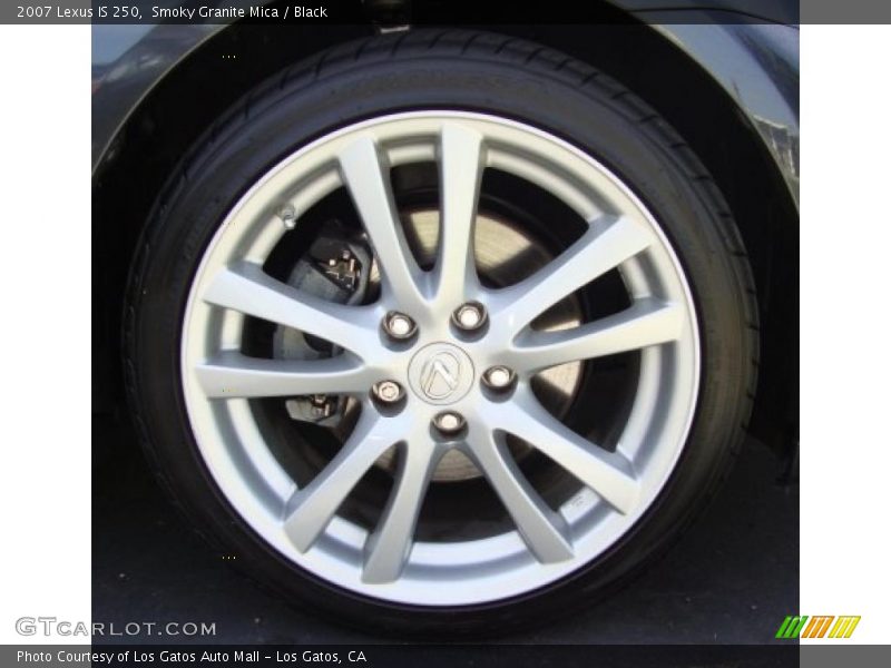 Smoky Granite Mica / Black 2007 Lexus IS 250