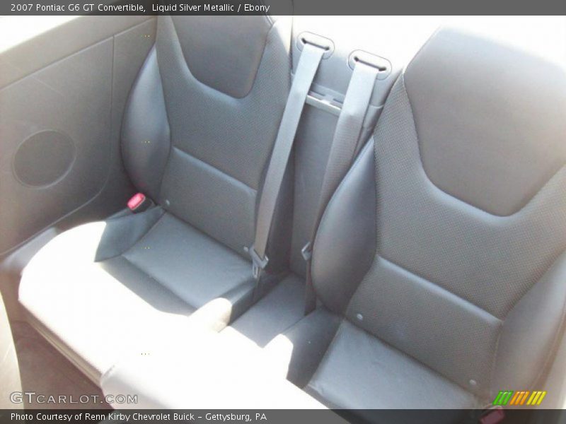 Liquid Silver Metallic / Ebony 2007 Pontiac G6 GT Convertible