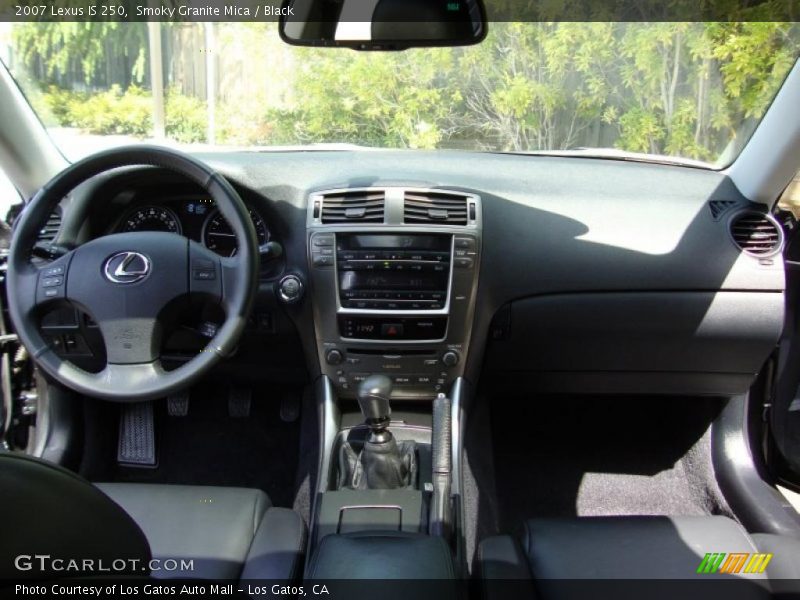 Smoky Granite Mica / Black 2007 Lexus IS 250