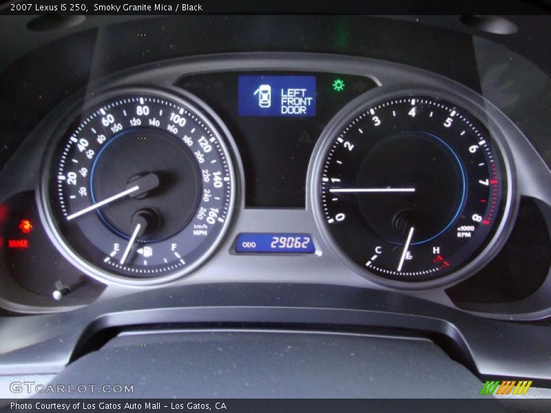 Smoky Granite Mica / Black 2007 Lexus IS 250
