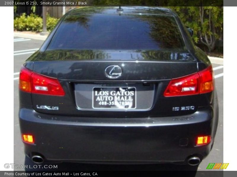 Smoky Granite Mica / Black 2007 Lexus IS 250