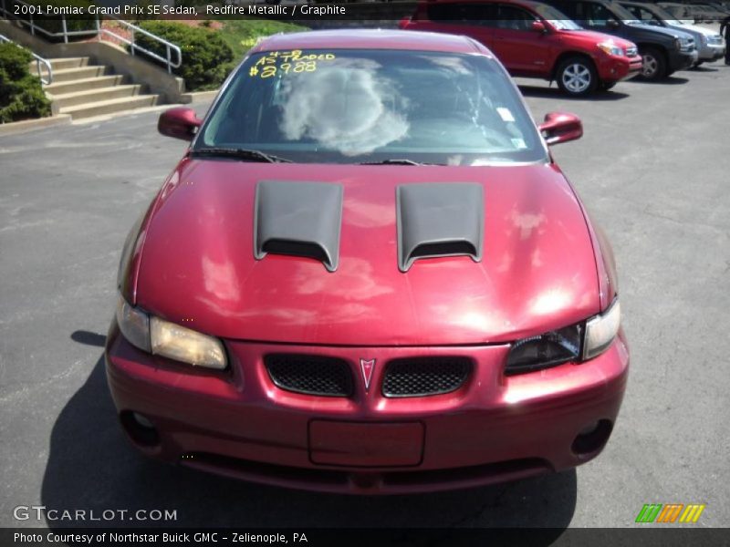 Redfire Metallic / Graphite 2001 Pontiac Grand Prix SE Sedan