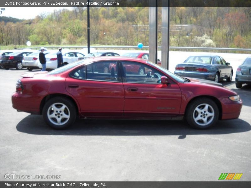 Redfire Metallic / Graphite 2001 Pontiac Grand Prix SE Sedan