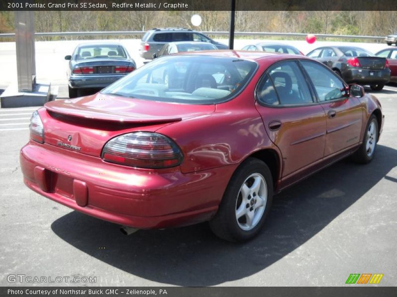 Redfire Metallic / Graphite 2001 Pontiac Grand Prix SE Sedan