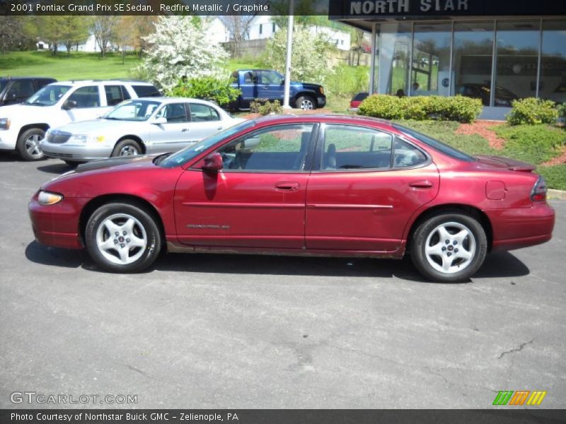 Redfire Metallic / Graphite 2001 Pontiac Grand Prix SE Sedan