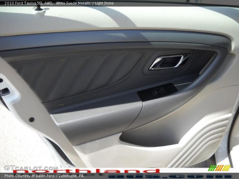 White Suede Metallic / Light Stone 2010 Ford Taurus SEL AWD