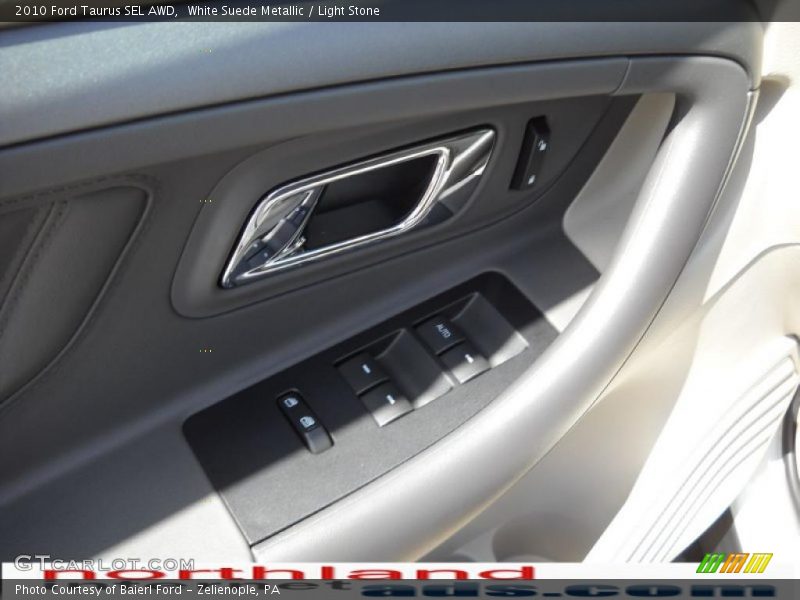 White Suede Metallic / Light Stone 2010 Ford Taurus SEL AWD