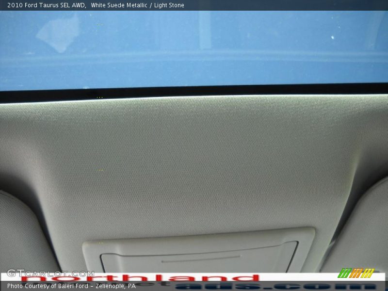 White Suede Metallic / Light Stone 2010 Ford Taurus SEL AWD