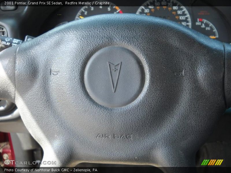 Redfire Metallic / Graphite 2001 Pontiac Grand Prix SE Sedan