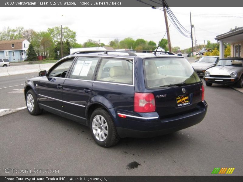 Indigo Blue Pearl / Beige 2003 Volkswagen Passat GLS V6 Wagon