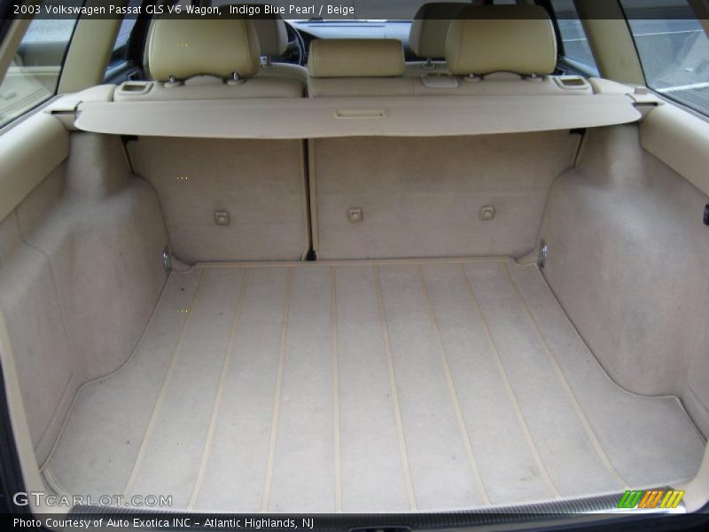 Indigo Blue Pearl / Beige 2003 Volkswagen Passat GLS V6 Wagon