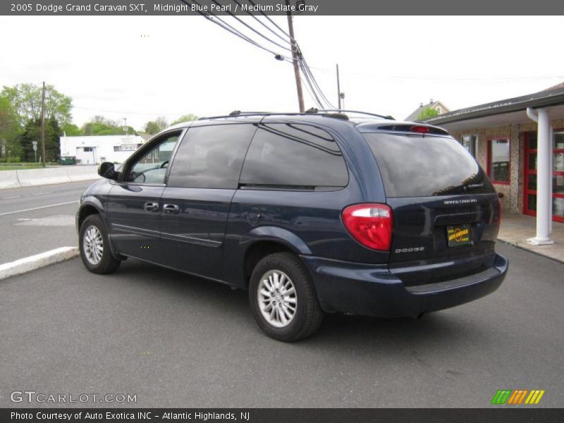 Midnight Blue Pearl / Medium Slate Gray 2005 Dodge Grand Caravan SXT