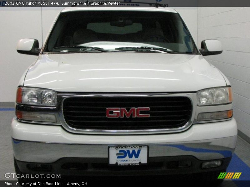 Summit White / Graphite/Pewter 2002 GMC Yukon XL SLT 4x4