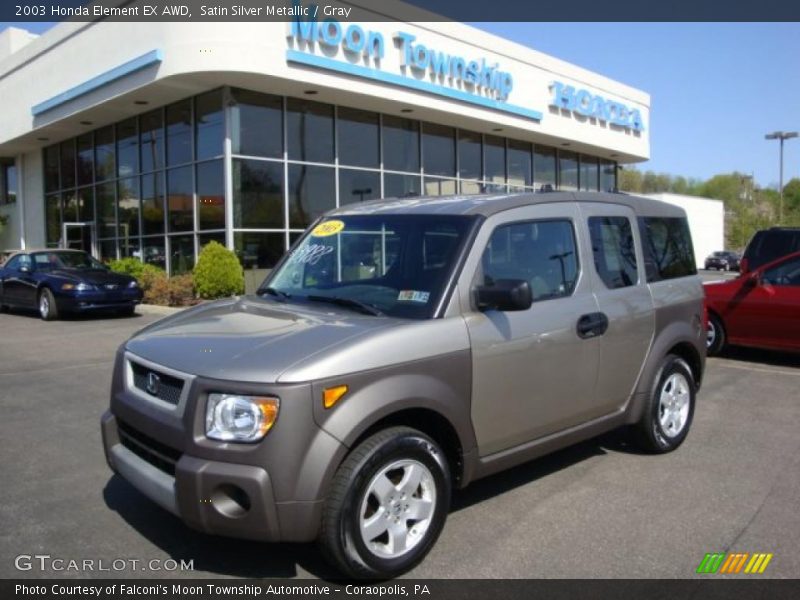 Satin Silver Metallic / Gray 2003 Honda Element EX AWD