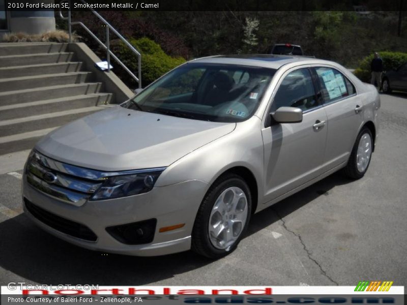 Smokestone Metallic / Camel 2010 Ford Fusion SE