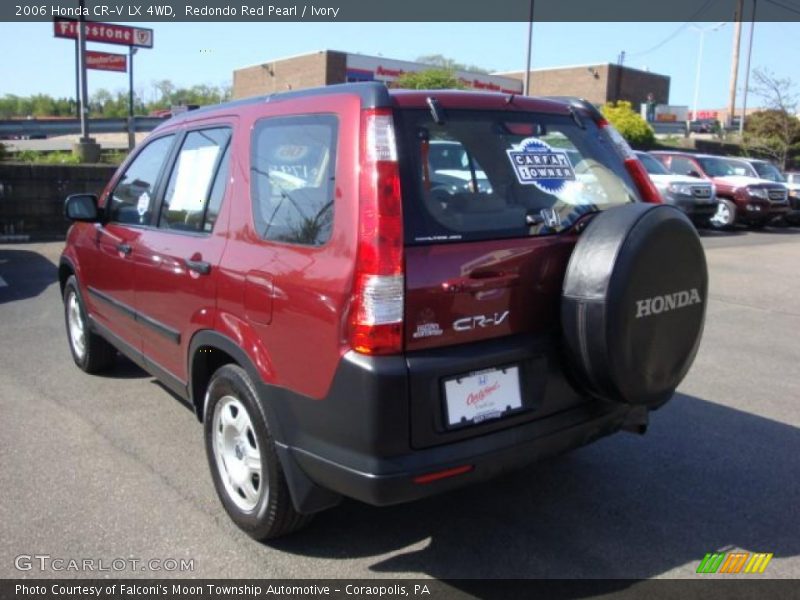 Redondo Red Pearl / Ivory 2006 Honda CR-V LX 4WD