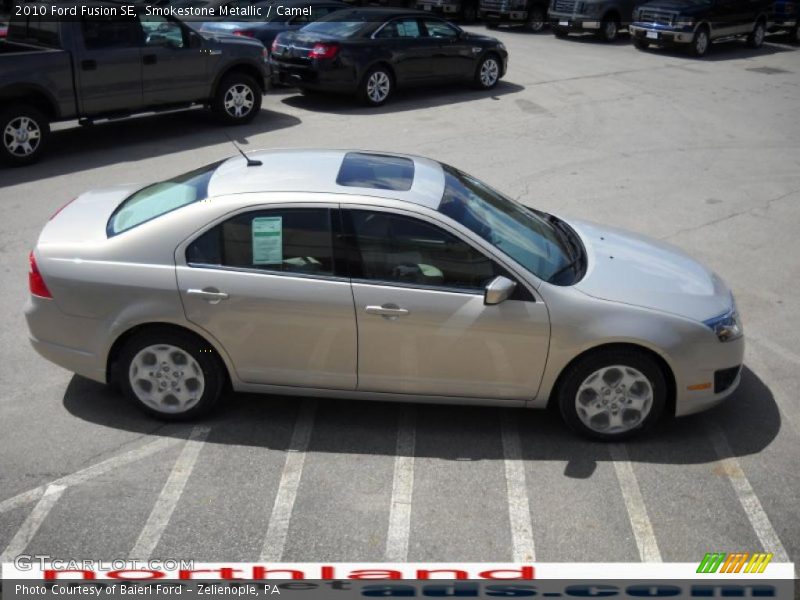 Smokestone Metallic / Camel 2010 Ford Fusion SE